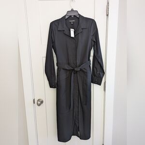 Banana Republic LS Black Safari style Dress Size Small